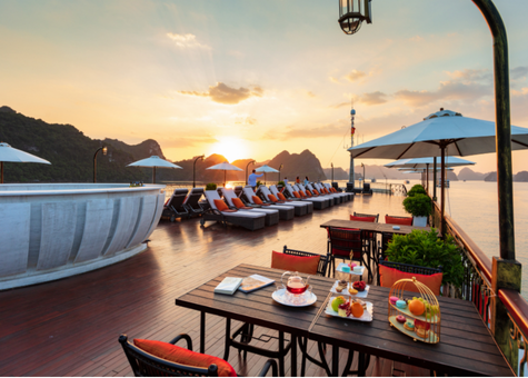 Indochina Cruise - outdoor balcony