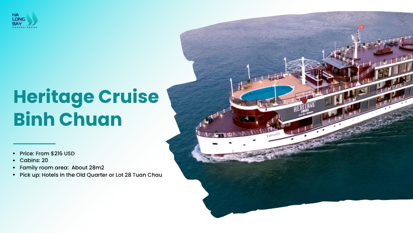 Heritage Lan Ha Bay Overnight Cruise